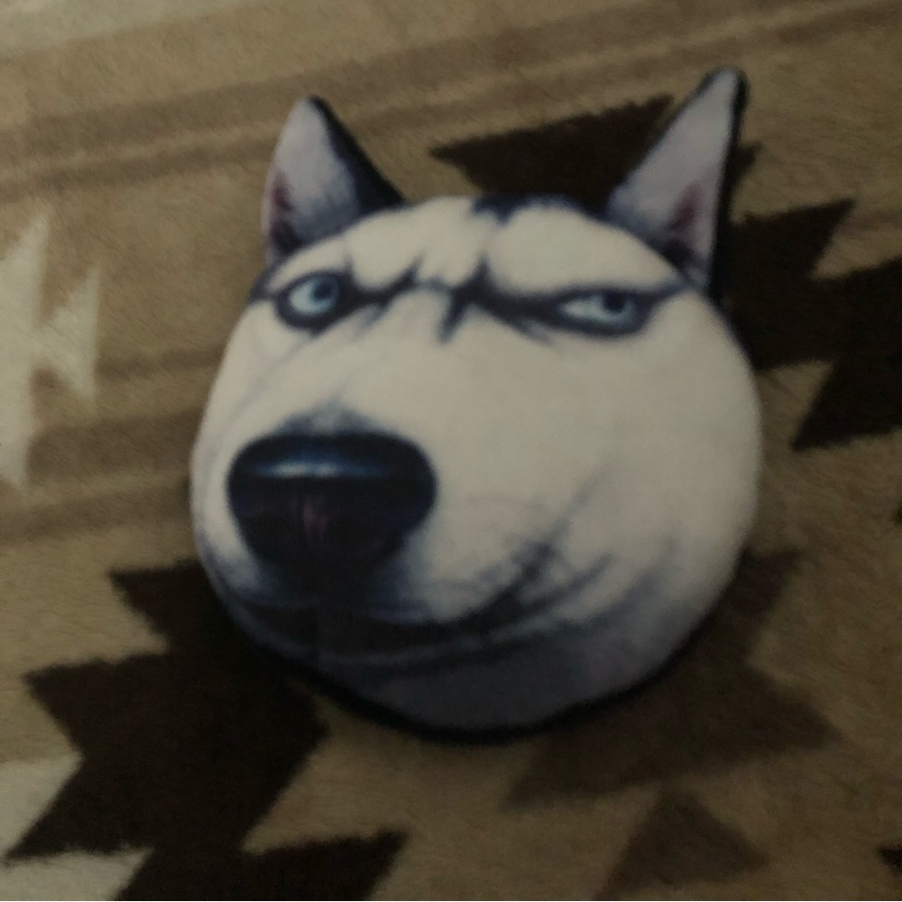 4-sale Soft Siberian Husky Coin Purse- 592 $15 or $12 w/offer